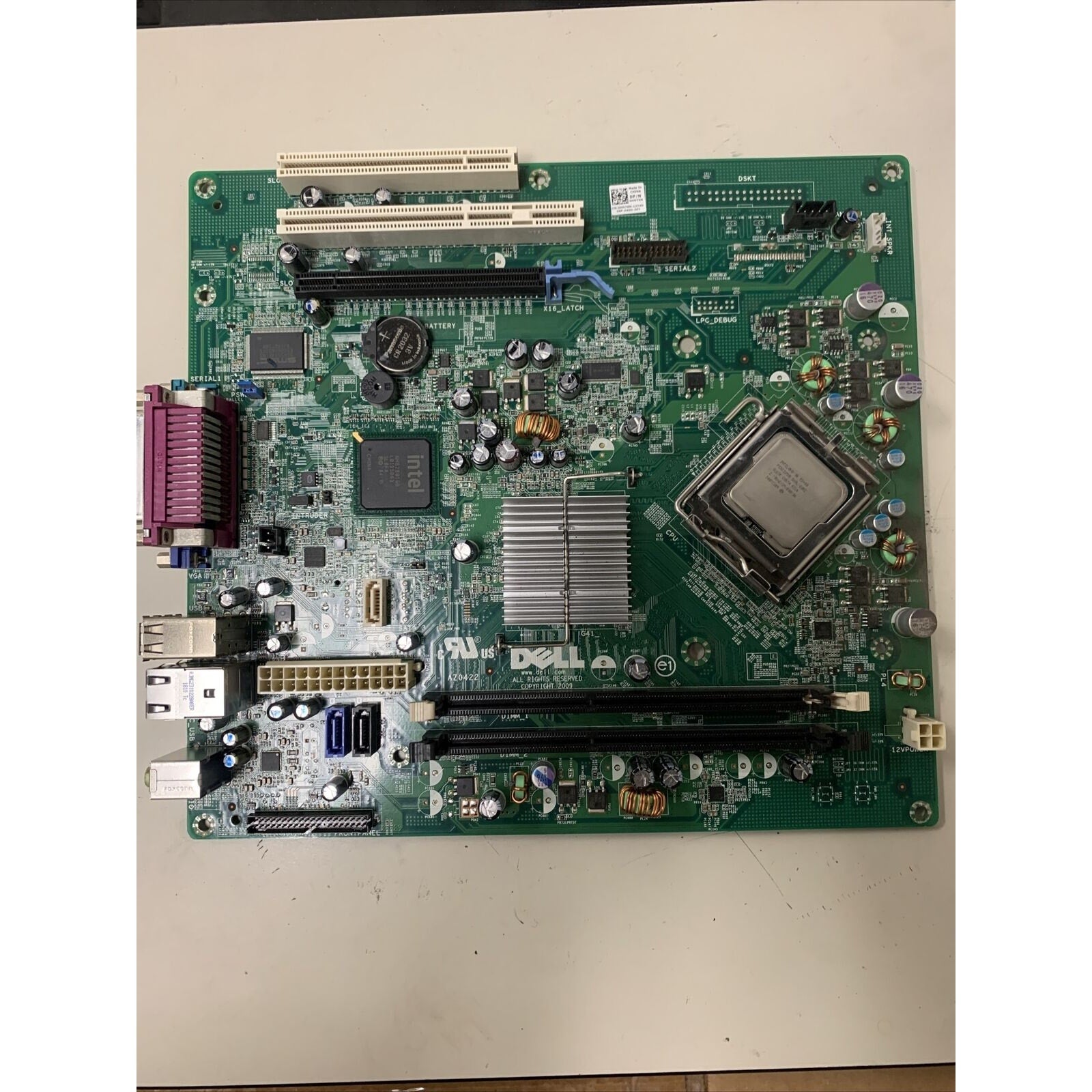 Dell 0HN7XN Optiplex 380 Motherboard With Intel Dual Core E5400 2.70 GHz Cpu