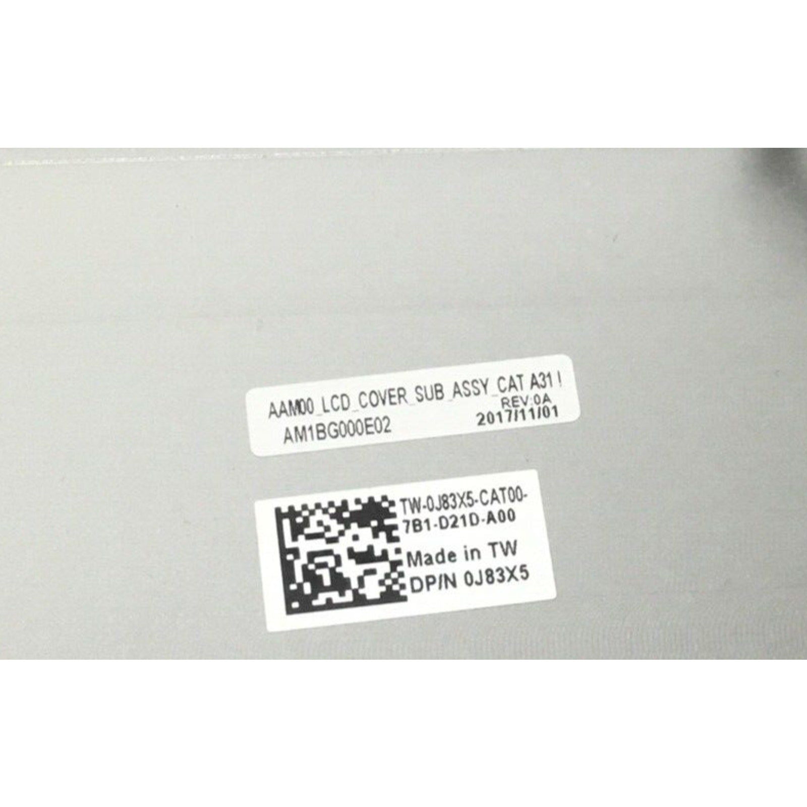 Dell Precision 15 5520 P56F001 Series LCD Back Screen Cover Lid Silver 0J83X5