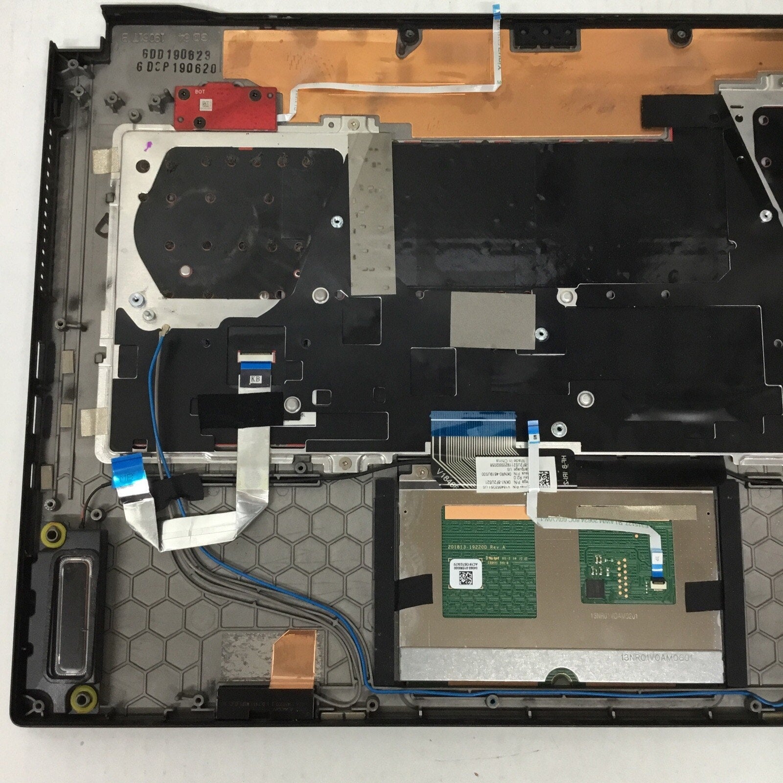 READ Asus Rog Zephyrus GU502GW 15.6" Palmrest w/Keyboard Touchpad 13N1-8FA0631