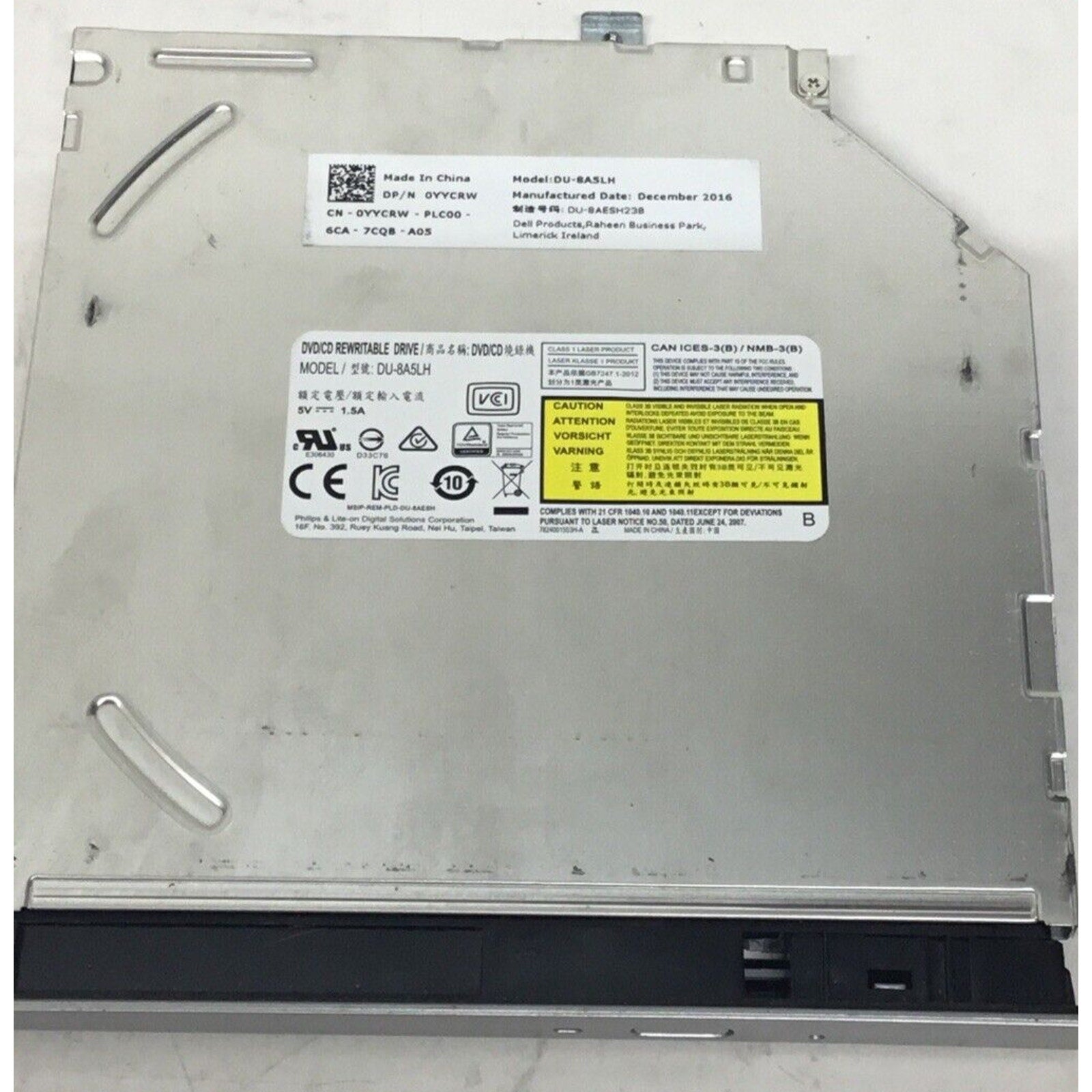Dell DVD Drive DU-8A5LH CN-0YYCRW-73639-65Q-6EYU-A03