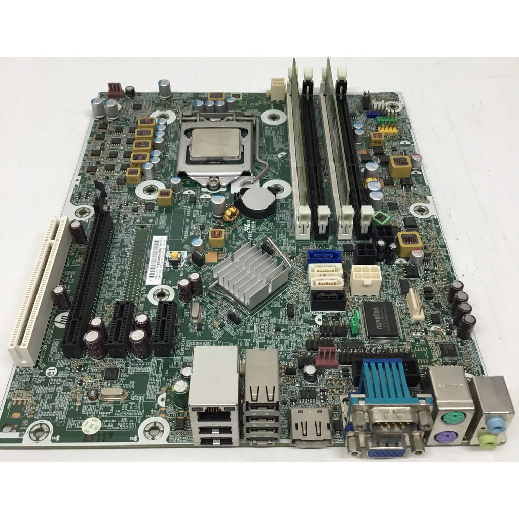 HP 614036-002 6200 Pro LGA 1155 DDR3 Desktop Motherboard i5 2400 8GB Ram