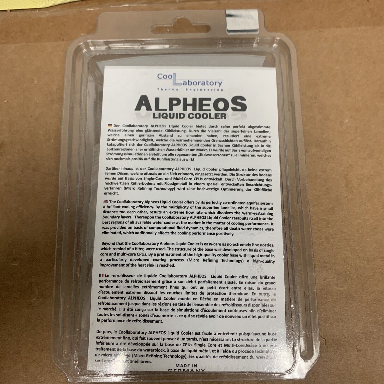 Coollaboratory Alpheos Liquid Cooler Water Block - AMD Edition