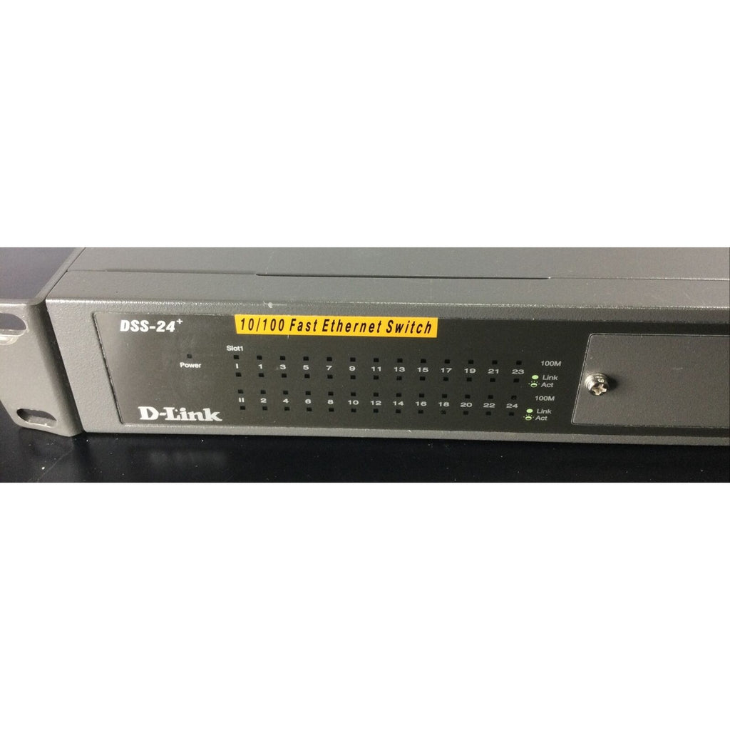 D-Link 24-Port 10/100 FE Unmanaged Network Switch DSS-24+