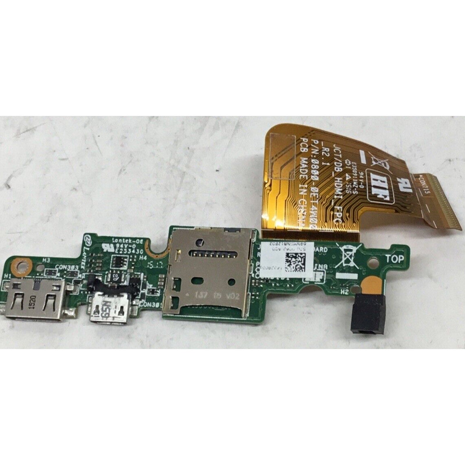 Dell 69NM0NB12E02 (0800-0ET4B) Micro USB HDMI Sim Board /Cable Venue 11 Pro 7130