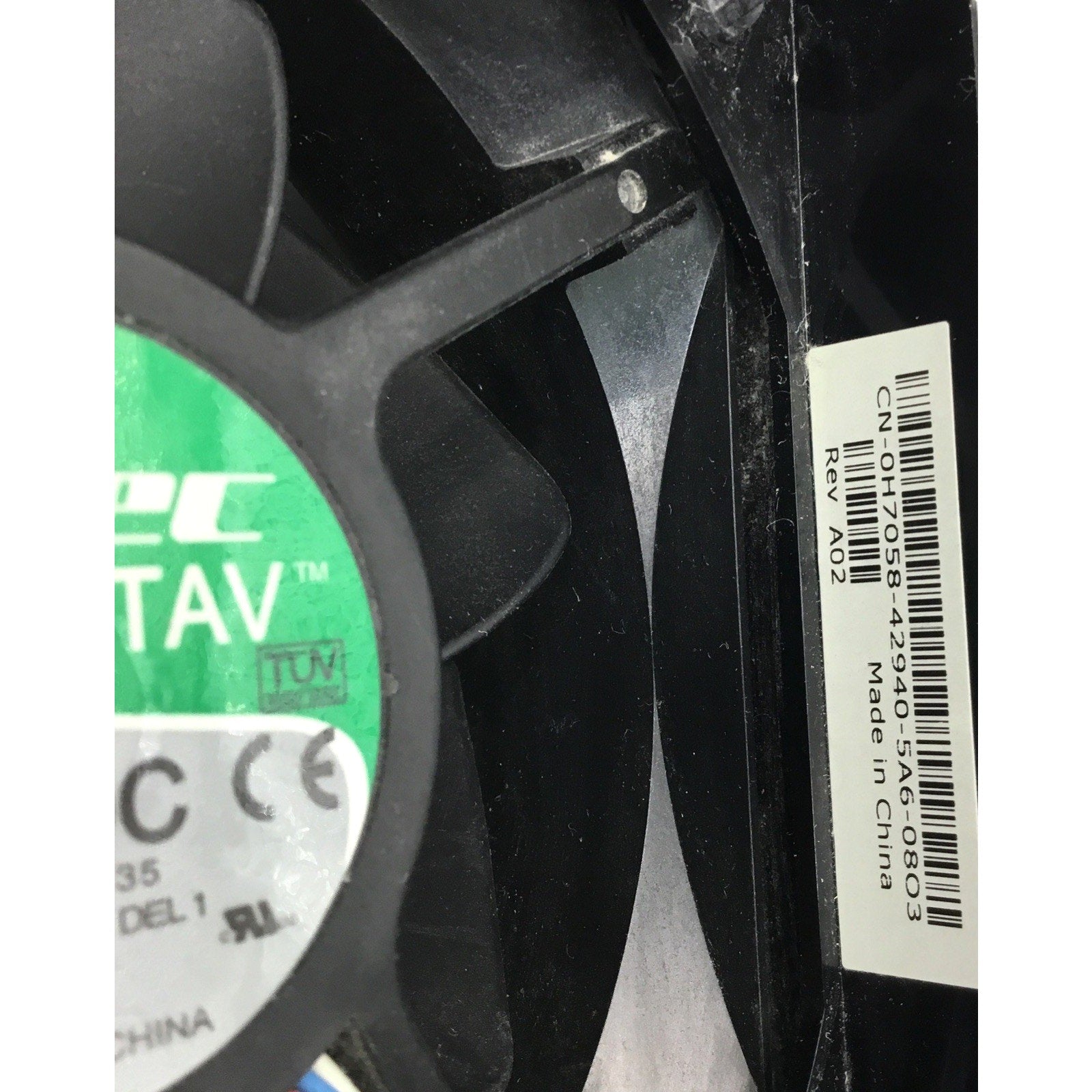 NIDEC BETAV TA450DC Fan 12V DC / 1.40A SIZE: 120MM SPEED 3250RPM 112CFM