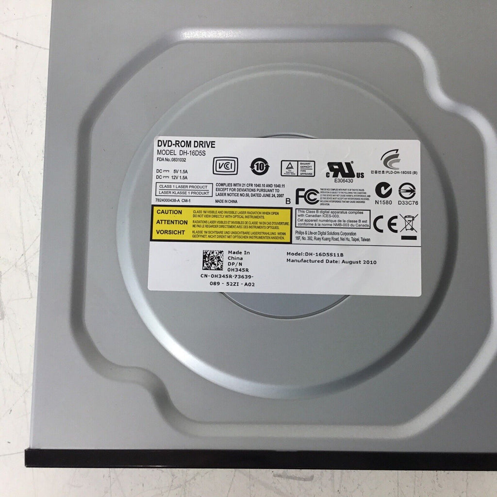 Dell Optiplex DH-16D5S 16X SATA DVD-ROM Drive 0H345R H345R
