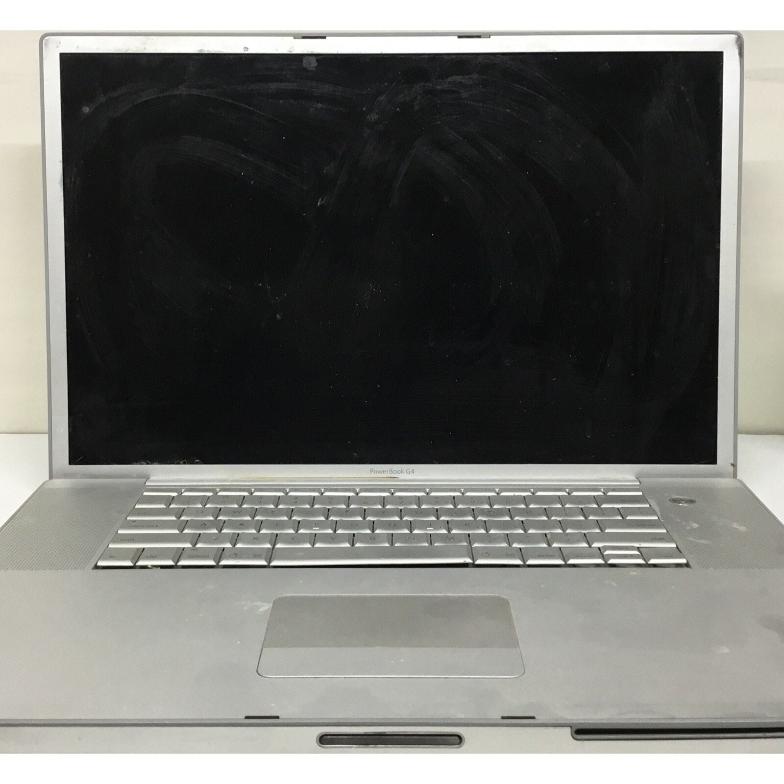 Vintage Retro Apple PowerBook G4 Titanium 17.3" Laptop - Untested A1085