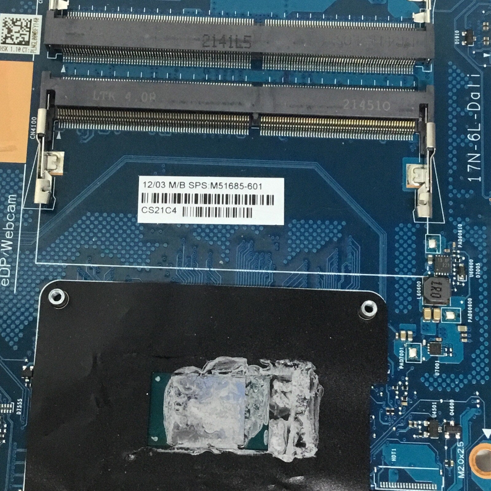 HP 17Z-Cp000 17-CP0076nr Motherboard AMD Athlon Gold 3150U M51685-601 6050A32613