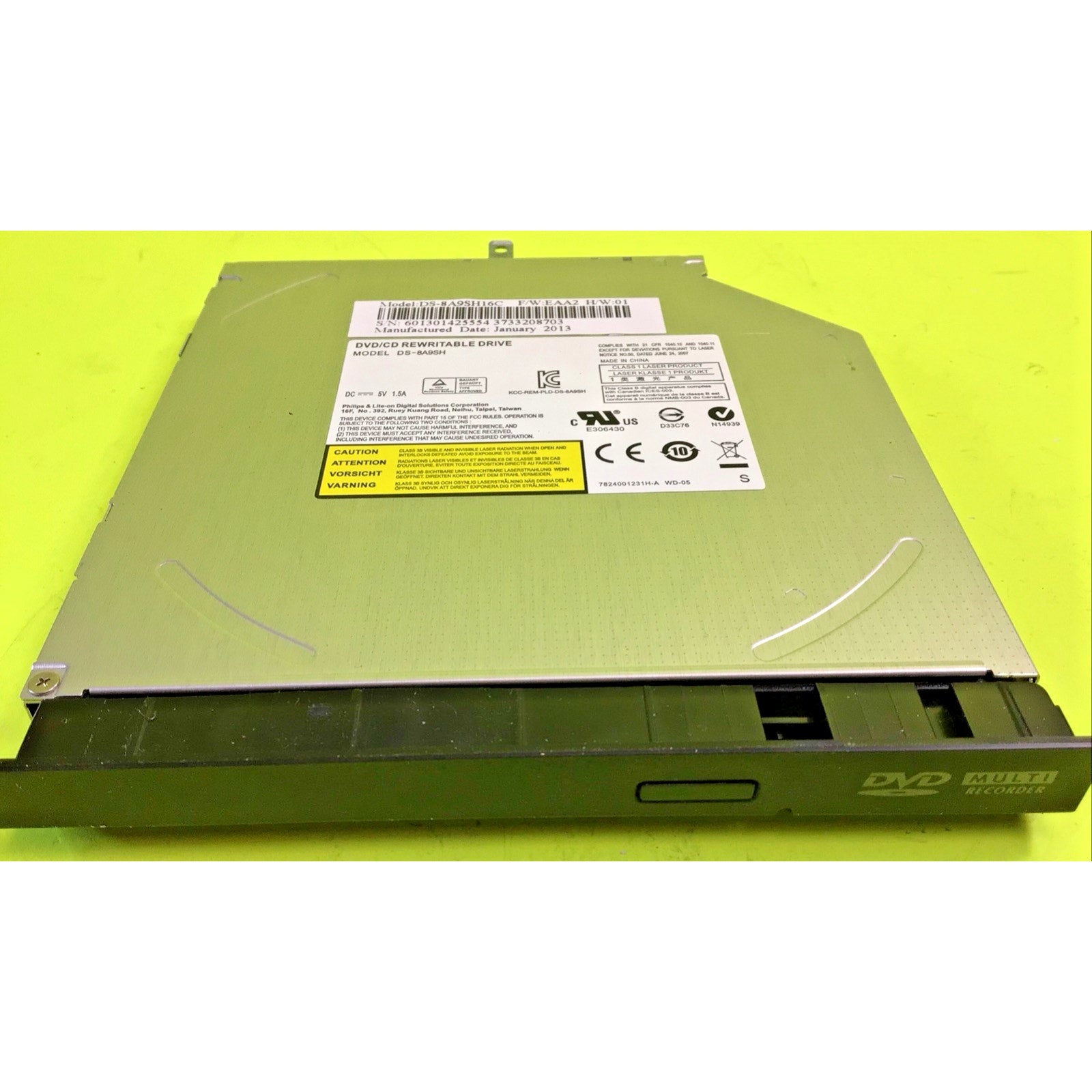 ASUS X75A DS-8A9SH DVD/CD-RW Optical Drive SATA Internal Burner OEM Tested