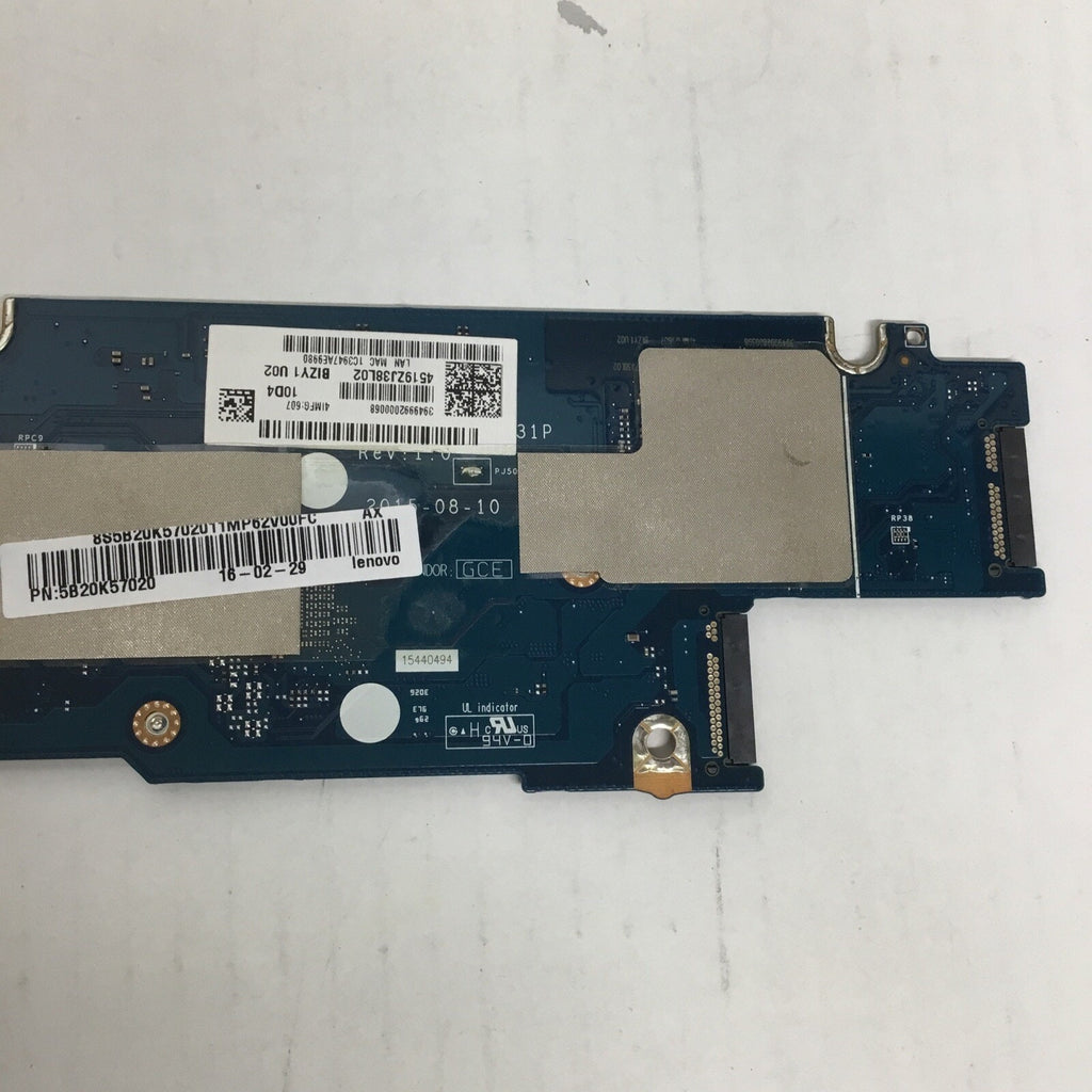 FOR PARTS Lenovo Yoga Laptop Intel m3 6Y30 Socket BGA1515 DDR3 SDRAM Motherboard