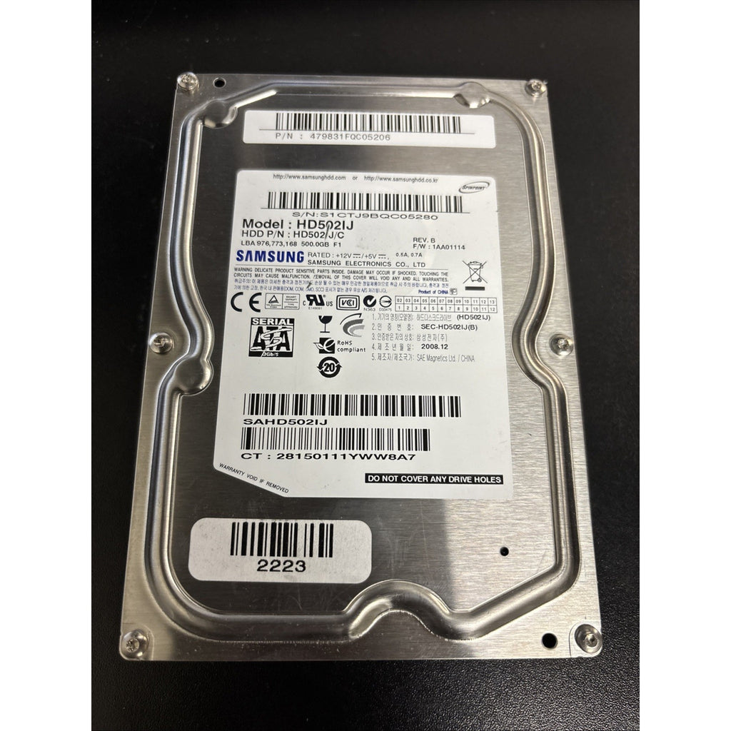 Samsung Spinpoint F1 500GB 7.2K 16MB SATA 3.5'' HD502IJ/C FW 1AA01114 SAHD502IJ