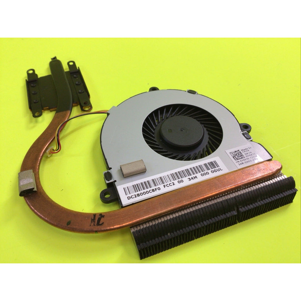 Dell Inspiron 15 3521 CPU Cooling Fan and Heatsink 07H5H9