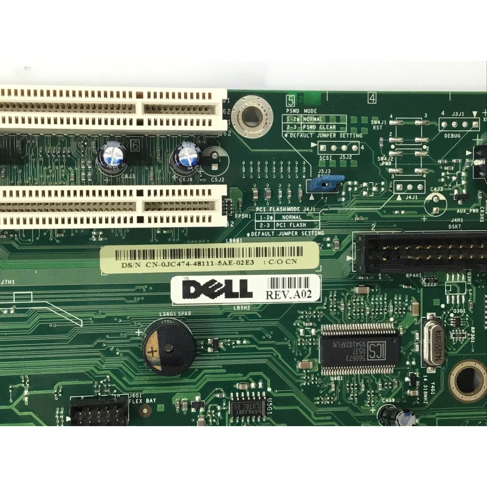 OEM Dell Dimension 3100 Desktop Motherboard C89706-306 w/ Pentium 4 SL8PP