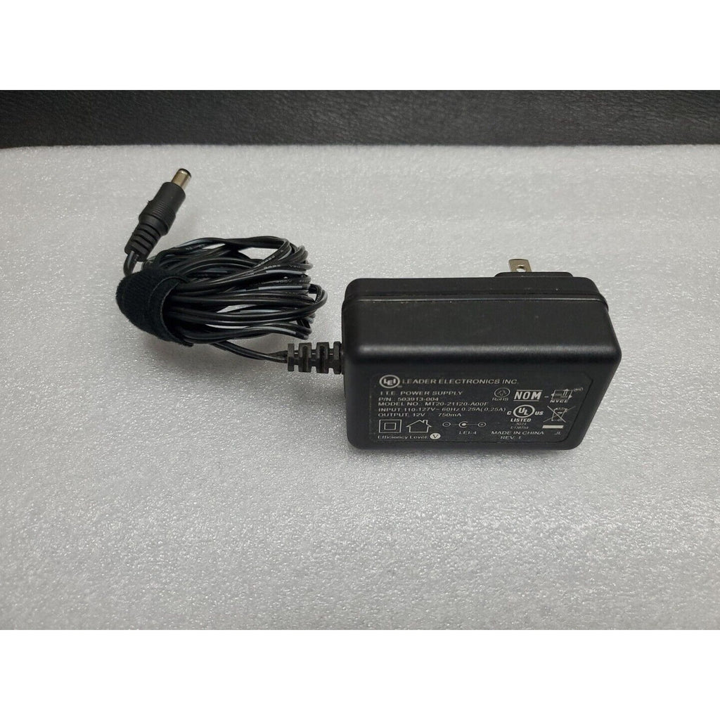 Leader Electronics Inc. MT20-21120-A00F AC Power Adapter 12V 750mA 503913-004
