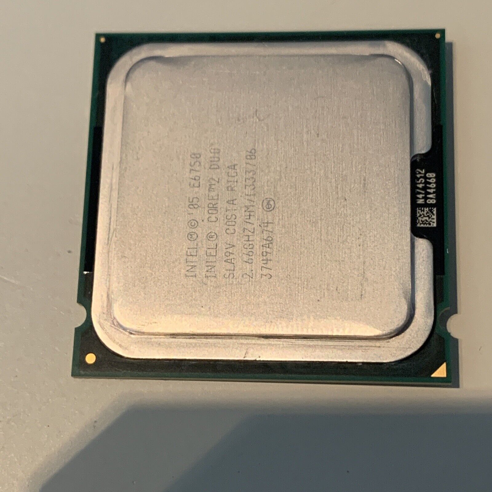 Intel Core 2 Duo E6750 2.67GHz 2-Core LGA775 Desktop CPU Processor 65W SLA9V