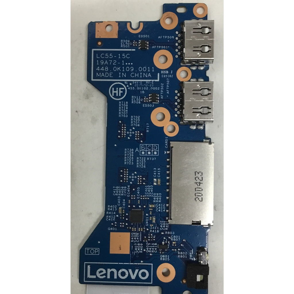 Lenovo IdeaPad Flex 5 14ARE05 USB Card Reader Board W/Cable 448.0K109.0011