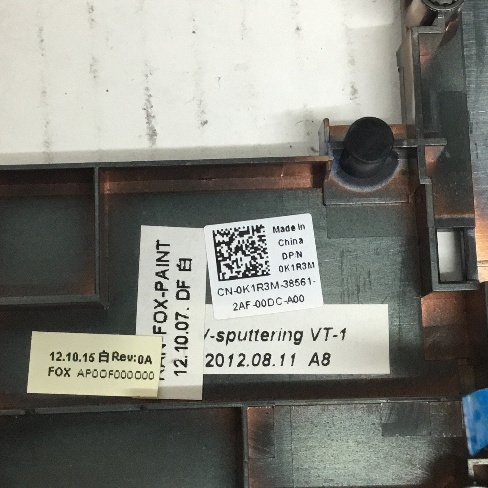 GENUINE DELL INSPIRON 5520 LAPTOP BOTTOM BASE CHASSIS K1R3M 0K1R3M