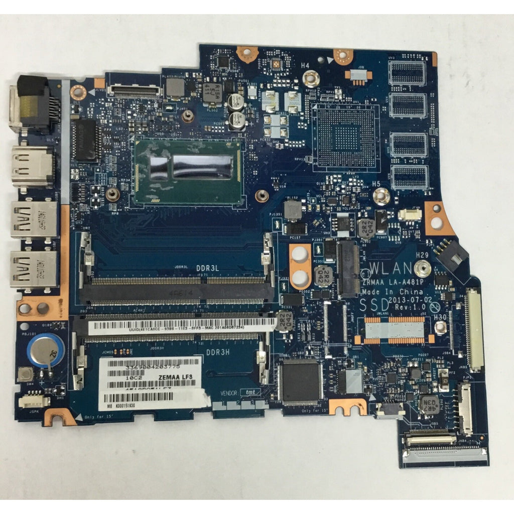 For Parts Toshiba Satellite E45t Intel i5-4200U 1.6GHz Motherboard LA-A481P