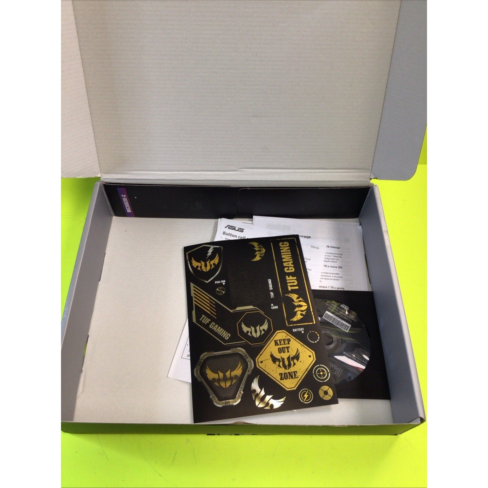 ASUS TUF GAMING B550-PLUS WIFI II BOX ONLY FOR DISPLAY or COLLECTORS