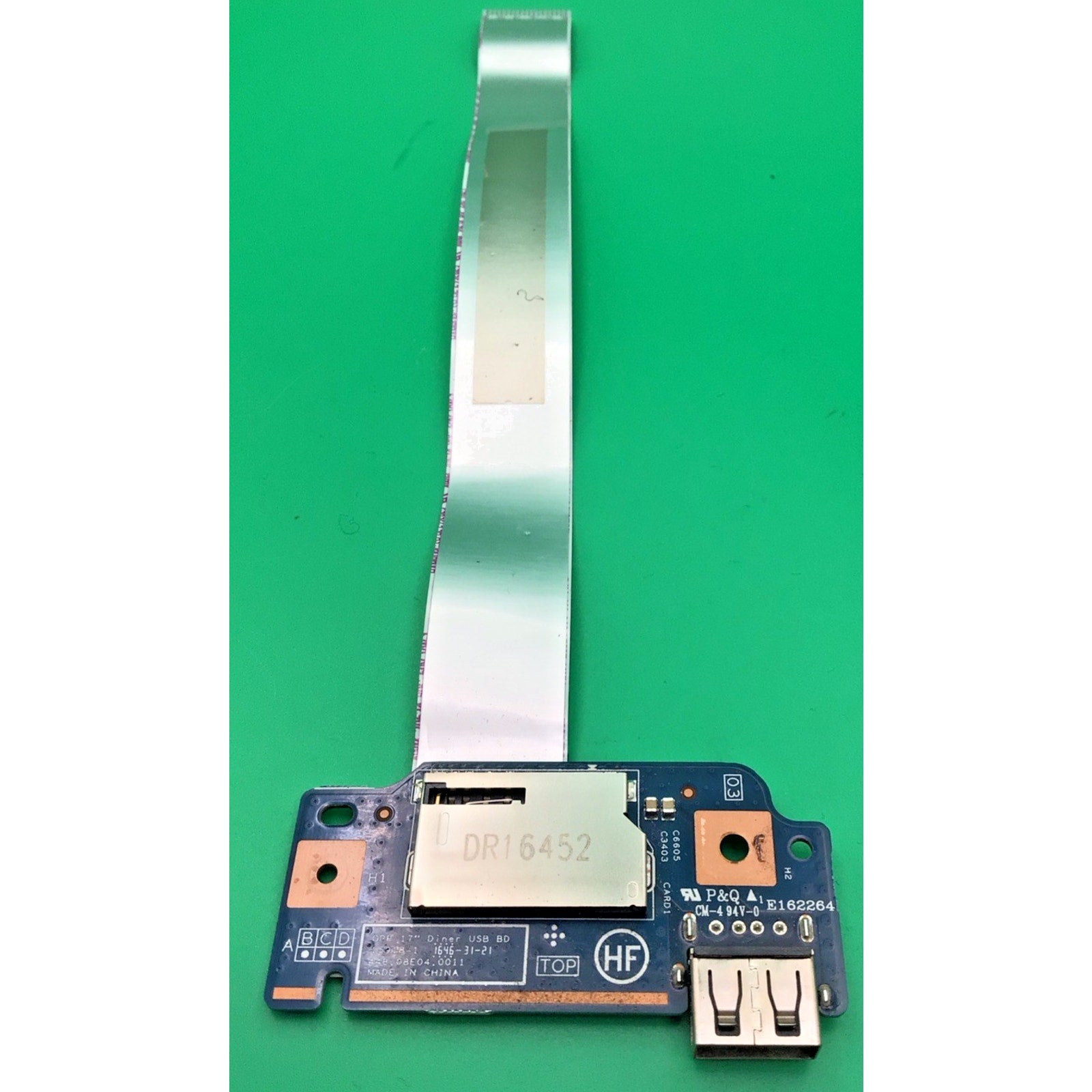 HP Laptop 17-x116dx USB Board 45508E030001 15918-1